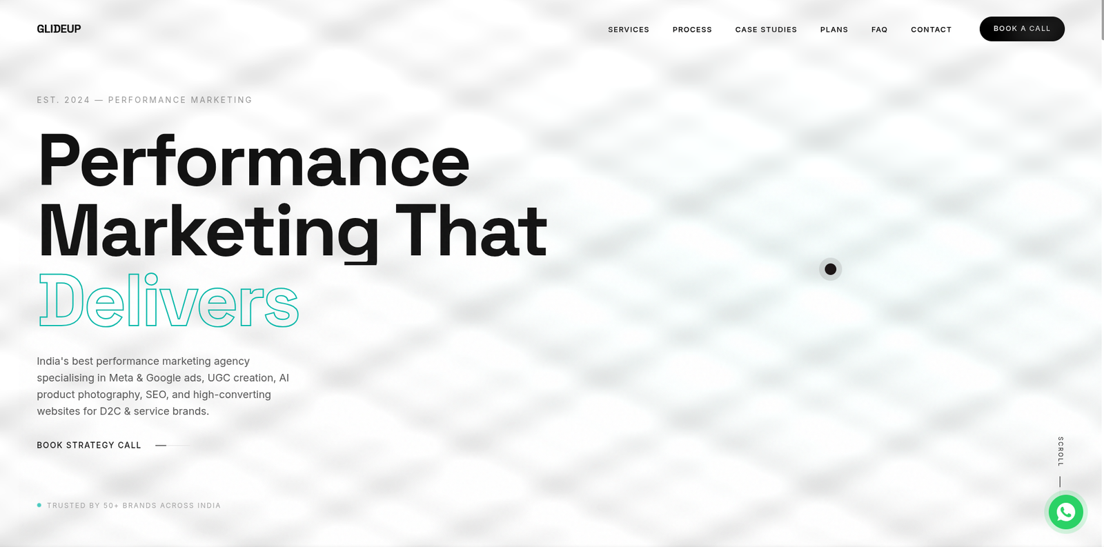 GlideUp Agency Website Screenshot